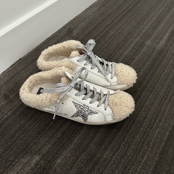 Golden Goose Shearling Mule - Picture 1 of 5